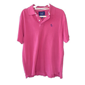 Abercrombie & Fitch Shirt Mens Size XL Muscle Fit Polo Tee Preppy Y2K Academia